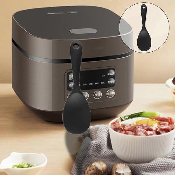 Ris serveringsske, silikone rispagaj, silikone ris ske, non-stick ris ske, køkkenredskab, til ris