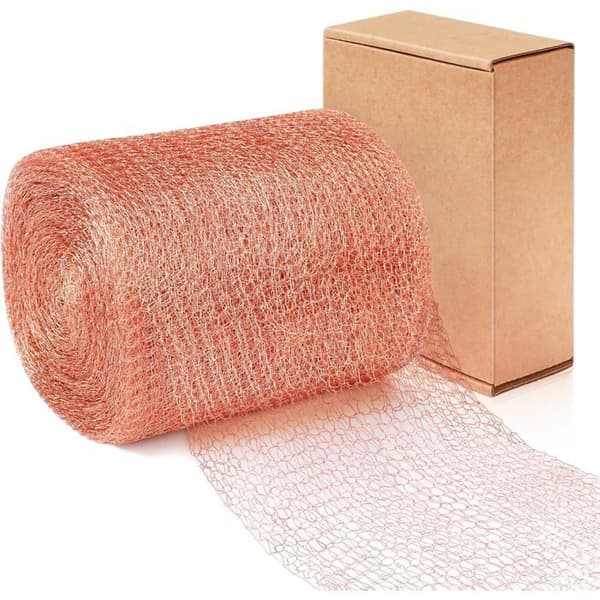 Snigel- och snigelnät, kopparsnigelnät 6m x 127mm, dubbelnät kopparremsa trådnät