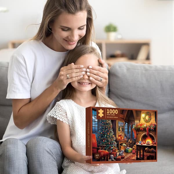 Joulukalenteripalapeli 1000 palaa Joulukalenteripalapeli Countdown Calendar Countdown Box Palapeli aikuisille lapsille A