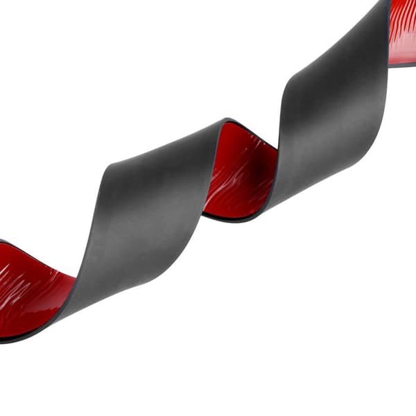 3 meter lang selvklæbende gummistrimmel, 40 mm x 2 mm - neoprenrulle materiale, velegnet til samlinger