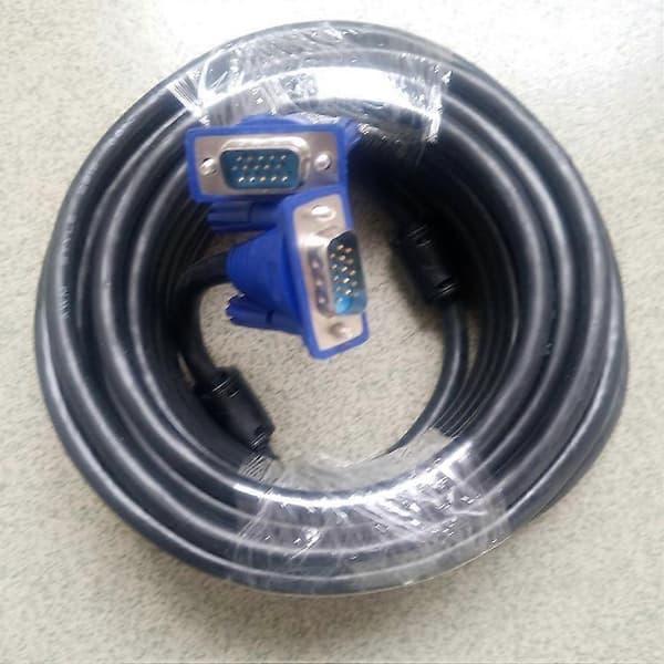 3m 15-bens 3+6 VGA-kabel i rent kobber til computer til TV-projektor HD-datakabel