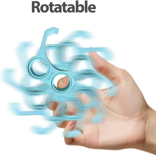 Ergonomisk fingergrep – Telefonholder for lille-/ringfinger, stresslindrende multifunksjonelt design
