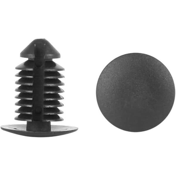 40 stk. 10 mm huldiameter plastbolte nitter clips befæstelseselementer sorte til bil