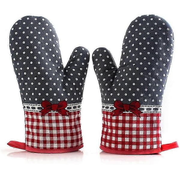 2-pack ugnsvantar, isoleringshandskar, ugnsvantar, värmebeständiga