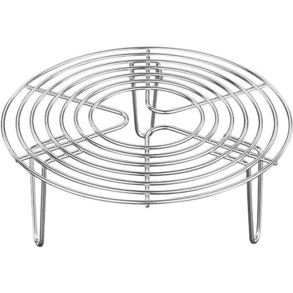 Dampkurv i 304 rustfritt stål | Innsats for vannbad-damper | Høybent dampstativ for riskokere