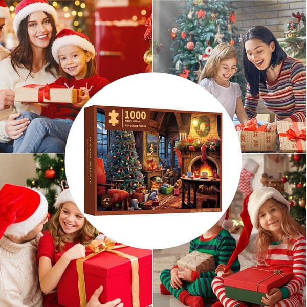 Joulukalenteripalapeli 1000 palaa Joulukalenteripalapeli Countdown Calendar Countdown Box Palapeli aikuisille lapsille A