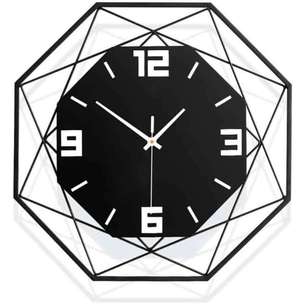 Tyst Väggklocka 30cm 3D Design - med Dekorativ Pendel - Originalmodell