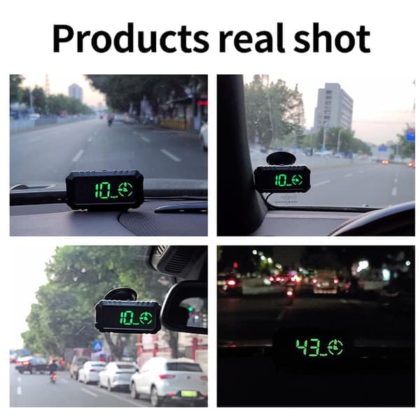 GPS-hastighetsmätare HUD-display Kompass KM/H MPH-växling Överhastighetsvarning Trötthetskörningslarm för SUV Lastbil