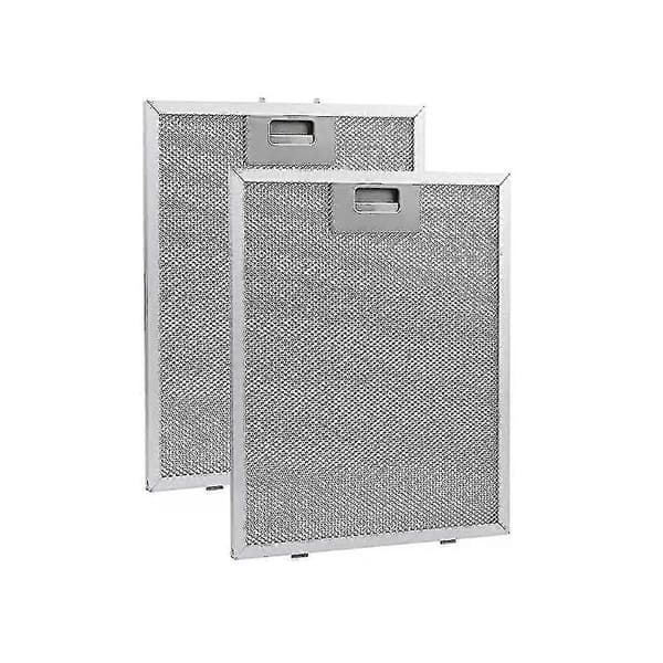2 stk. emhættefilter fedtfilter til emhætte køkkenudsugning ventilation aluminium aspirator-ab 320*260mm