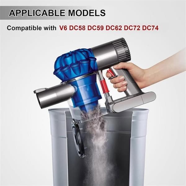 Støvbeholder for Dyson V6 DC58 DC59 DC62 DC74 Støvsuger, Reservedelsnummer 965660-01