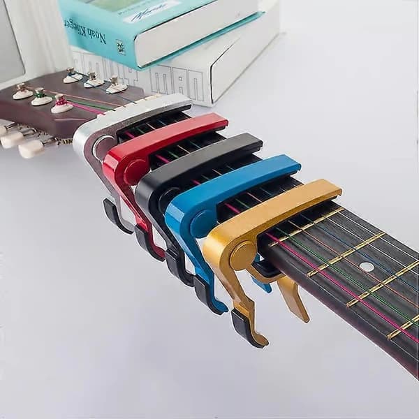 Guitar Capo - Sort, 1-pak