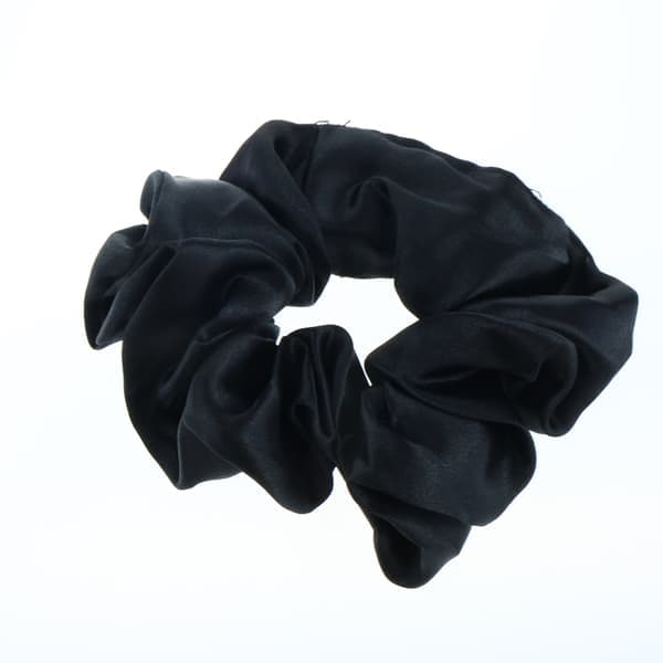 Scrunchies – 6-pak satin hårelastikker, tykke, bløde, silkebløde hestehaleholdere til kvinder og piger
