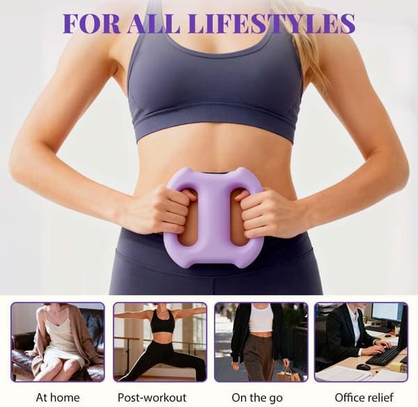 Multifunktionel Fascia Ring – 2025 ny dybdevævsvibration, ergonomisk elektrisk massager