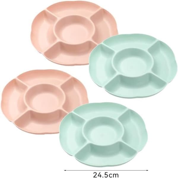 Fackbrickor - Ej specificerat - 4 st - Återanvändbar plast - Stapelbar - Blomdesign