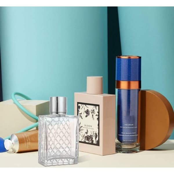 Phayee Parfymflaska 100ml Tom, Påfyllningsbar Resespray, Perfekt, Transparent Resetillbehör