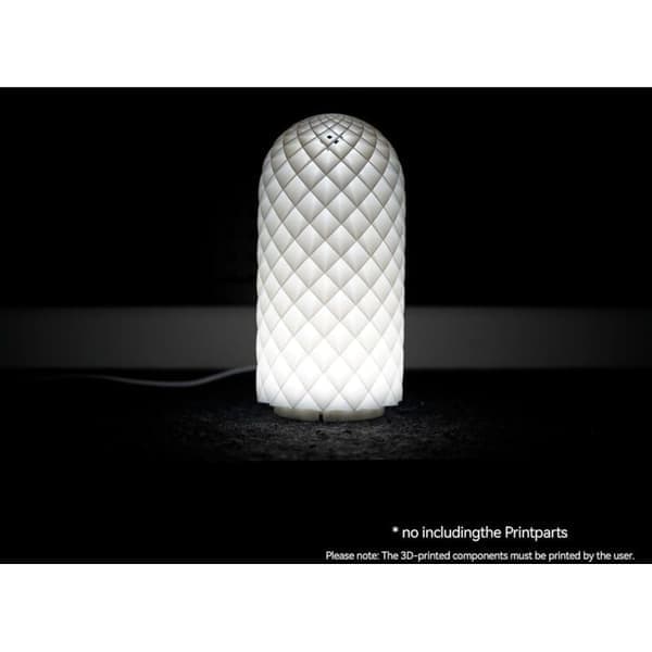 LED 001 Tre Farver til Bambu Lab Makerworld 3D-printlampe Kit Reservedele 5V USB-drevet Varmt Lys 3000K