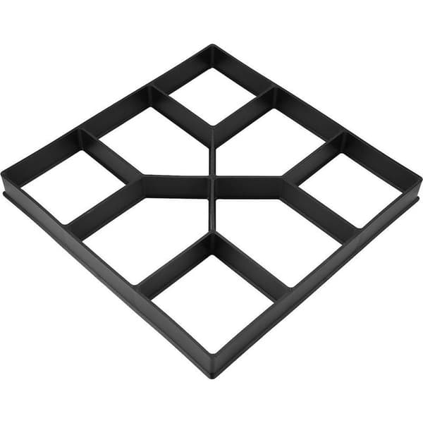Trädgårdsplattformsform, betongform för trädgårdssteg (40 x 40 cm)