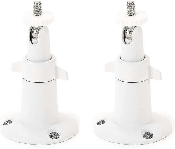 Justerbart säkerhetsfäste i metall för inomhus/utomhusbruk, 2-pack, aluminiumfäste