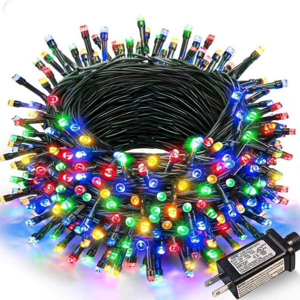 50m LED Julelys, Vanntett, 8 Moduser - Innendørs/Utendørs Dekor til Store Hager, Julefester - SANYU