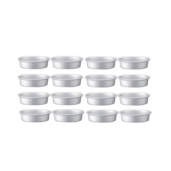 16 stk. ostforme i aluminiumslegering, non-stick bageforme, oval brødform, gør-det-selv chokoladekageform