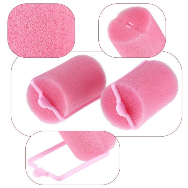 24 svamperuller til hår, store hårruller til styling med blødt skum 3,0 cm 3,0 cm 3.0cm