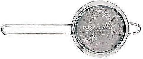 Glänsande tesil i rostfritt stål Diameter: 75 mm, silver
