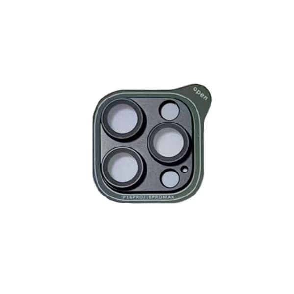 Matt kameralinsedeksel til iPhone 16 Pro/16 ProMax Svart Black