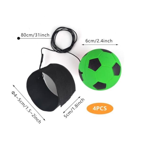 Håndledsreturbold - Uspecificeret - 4 stk. - Elastisk - Multisport - Hvid