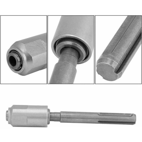 SDS Max til SDS Plus omformeradapter, 40 mm kromstål SDS Max til SDS Plus adapterfeste bitsholder for hammer