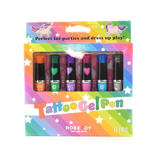 Tatuointikynät Deluxe 6 kpl 90