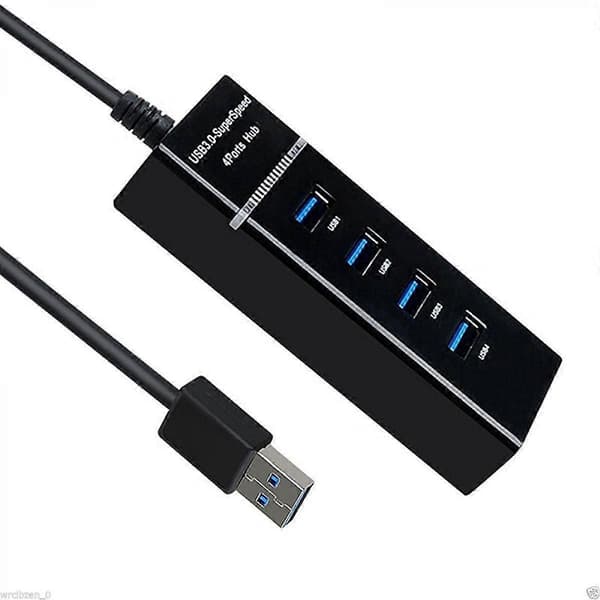 USB3.0 4-ports HUB hub computer USB multi-interface splitter USB splitter en til fire udvidelse høj hastighed