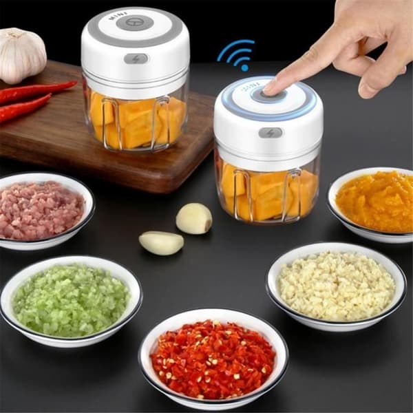 Mini elektrisk mathakker 30W 100ml Grønn