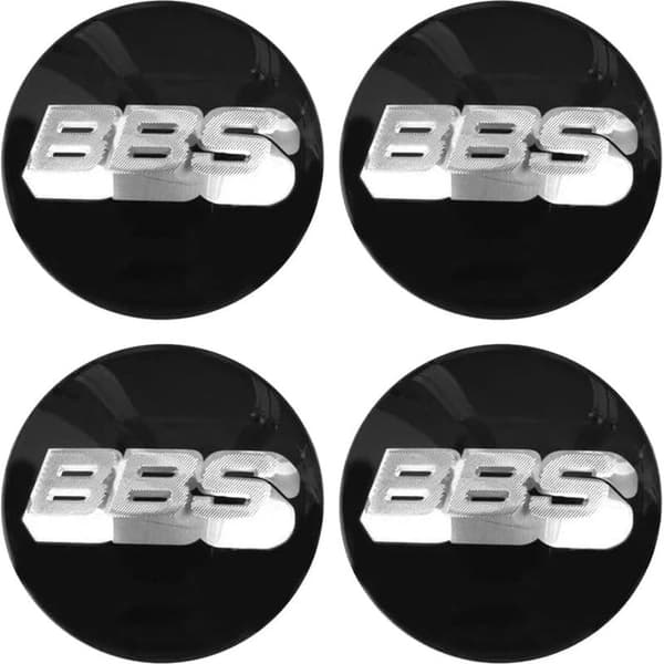 4 stycken hjulkapseldekal för BBS 65MM, dekal med emblem centrumfälg hjulkapslar biltillbehör, D-65MM