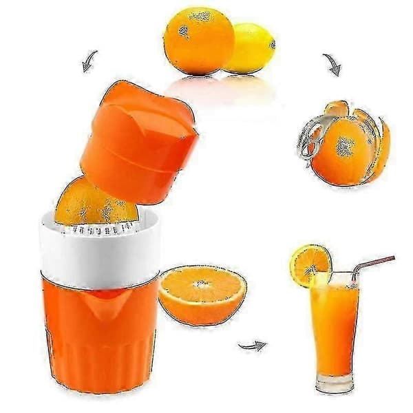 Manuel Citruspresser med Si - Perfekt til Citroner, Appelsiner og Grapefrugter