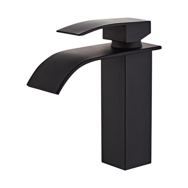 Elegant design baderomsvaskkran, svart kran