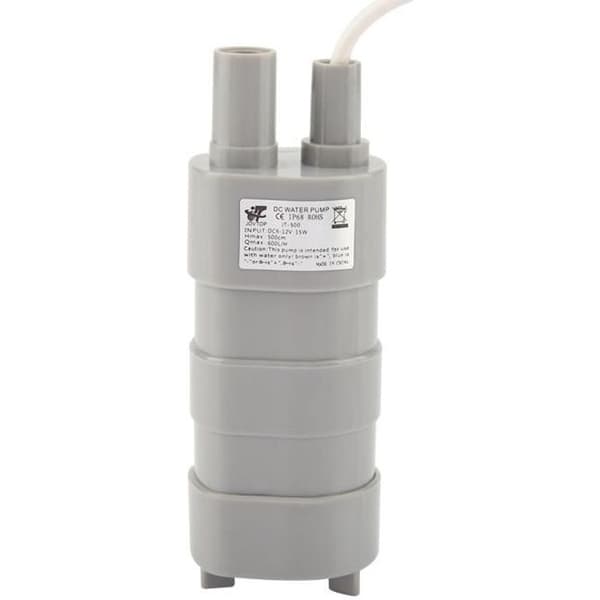 Liten 12V DC dränkbar djuphåls vattenpump med 5.5 * 2.1 honkontakt