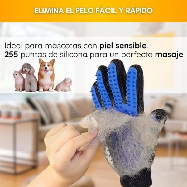 [2-pak] Plejehandsker til katte og hunde – Multifunktionelle handsker med justerbar velcro og åndbart net – Ideel til badning