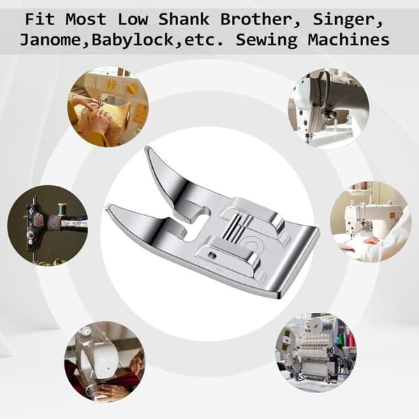 Universal trykfod – Til maskiner med lav skaft, passer til Singer/Brother/Janome/Babylock – Zigzag/lige