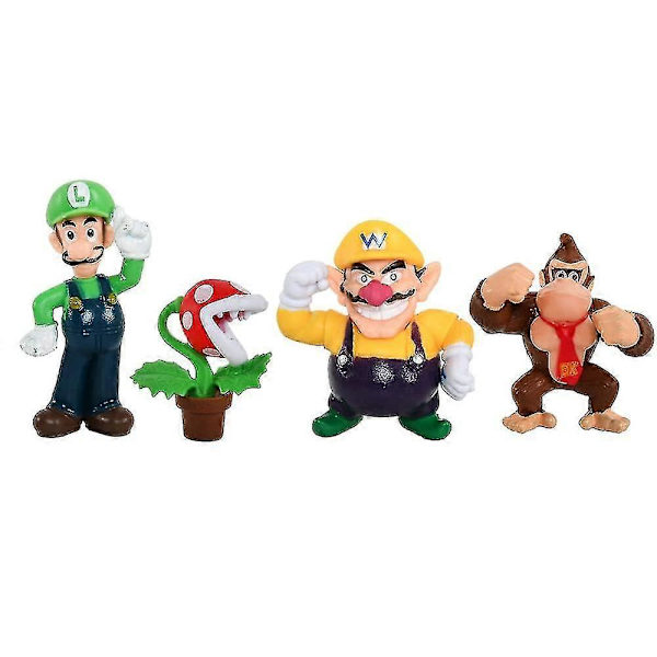 18 stk Super Mario Bros actionfigurer, samledukker
