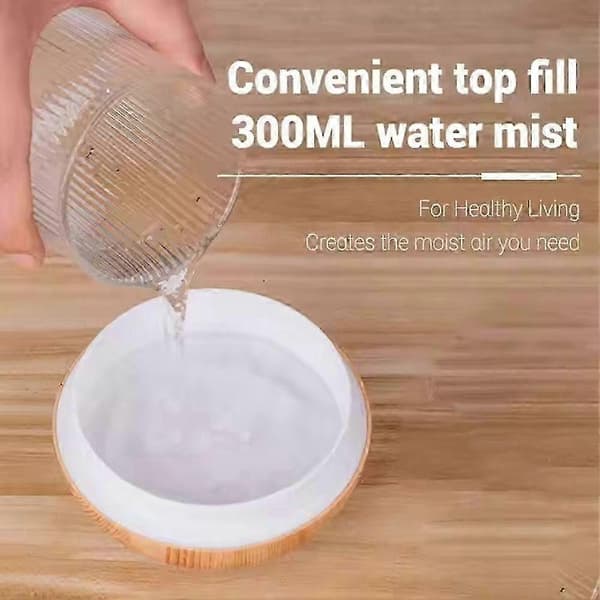 Aromaterapi maskine vase sprøjte soveværelse træ korn luft aromaterapi fugtighed