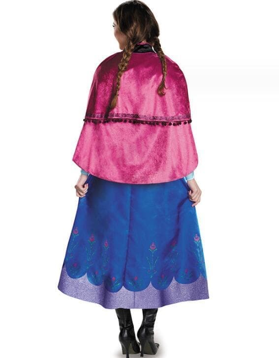 Prinsesse Anna Kjole Halloween Cosplay Kostume S S