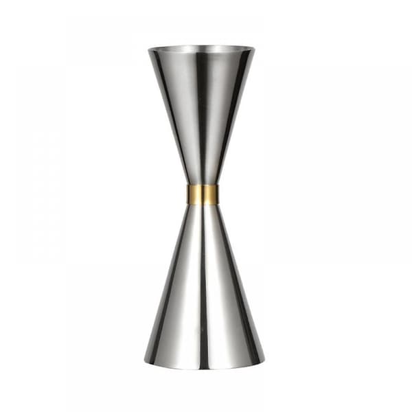 SSRGV Cocktail Jigger, 45ml/60ml Shotglas Mätkopp, Rostfritt Stål Cocktail Jigger Mätkopp Barsats för Vin Drink Cocktail