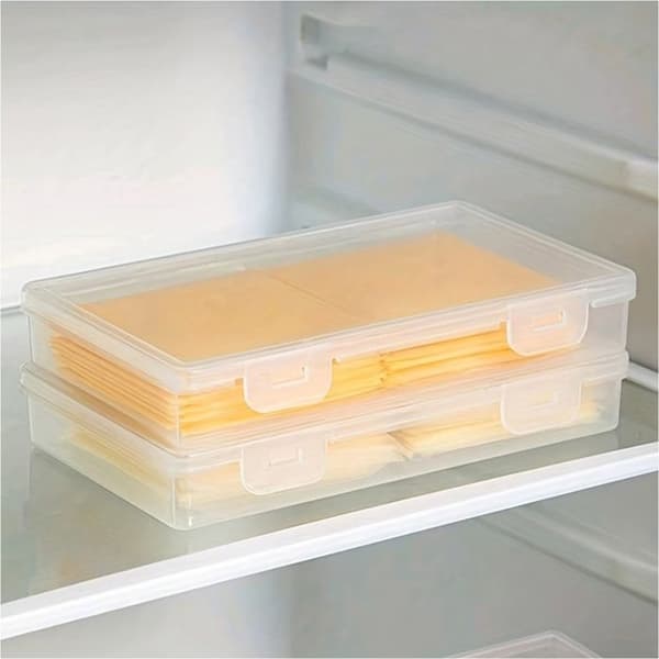 Transparent matförvaringsbehållare (för kylskåp) - 410 ml