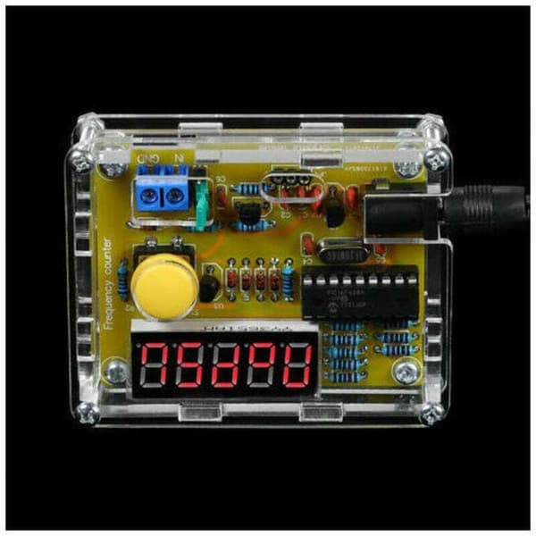 DIY-taajuustesteri, 1Hz-50MHz taajuusmittari läpinäkyvällä kotelolla