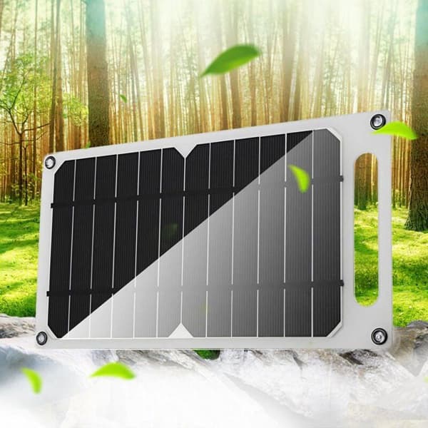 (1 stk) 6V bærbart solcellepanel med stabil USB-batterilader, egnet for lading av mobiltelefoner i fullt sollys