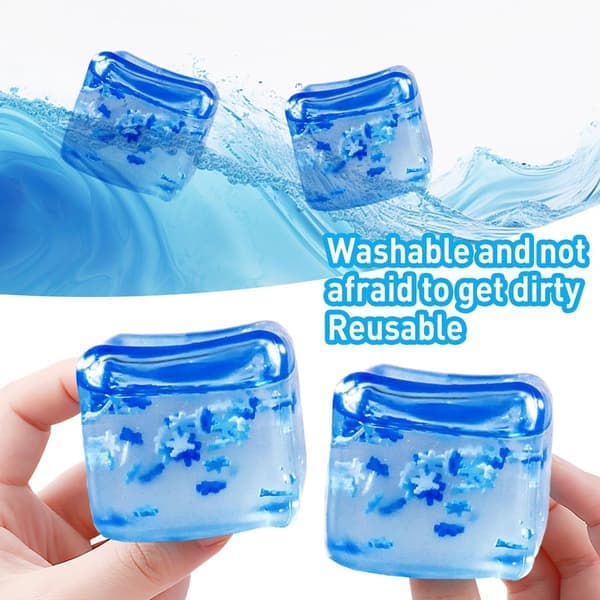 Fidget Toy Nice Cube 1-pack, Squishy Ice Cube Stressboll Mjuk Klämleksak, Anti-Stress Sensorisk Leksak, Present för Barn & Vuxna, Stresslindring 3st 3pcs
