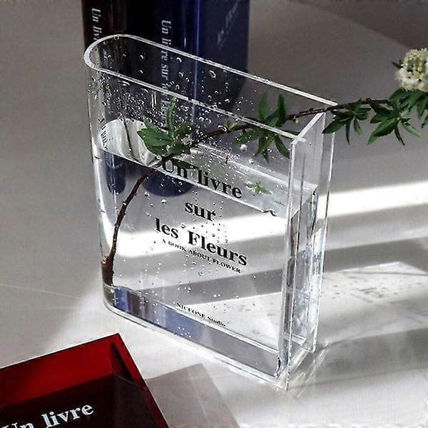 Ny Klar Bogvase Bogvaser TRANSPARENT&SORT Transparent&Sort