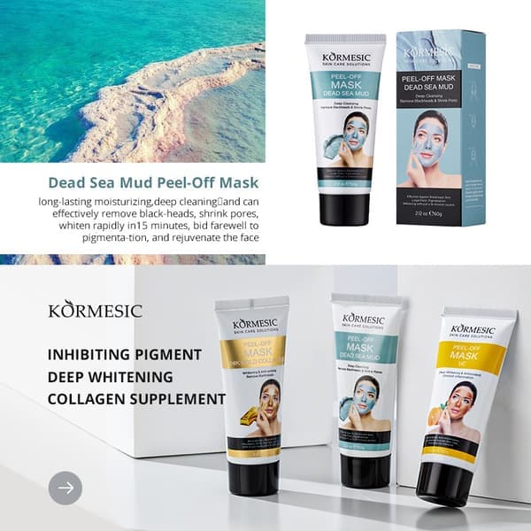 Ren og fast peel-off maske med trækul 60g Charcoal 60g