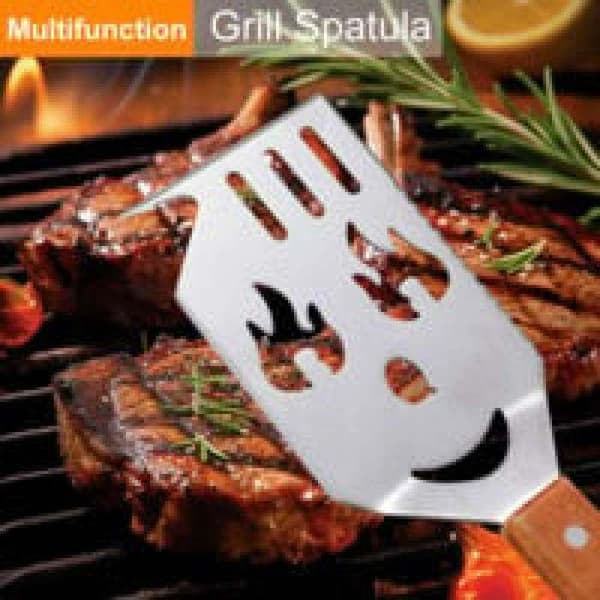 Grillspatel - Grilltilbehør - 7-i-1 kokkeverktøy