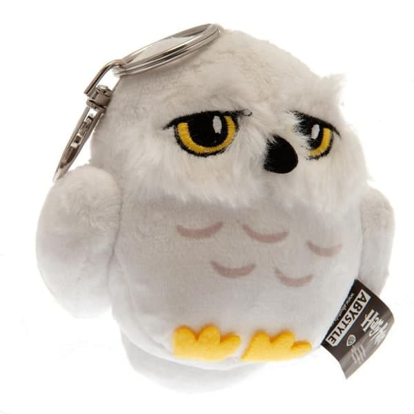 Harry Potter Plysch Hedwig Nyckelring Vit En Storlek IC